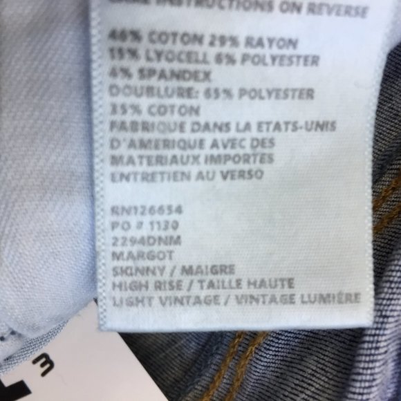 NWT L'AGENCE Light Vintage Wash MARGOT Logo Hardware High Waist Skinny Jeans - Picture 3 of 11